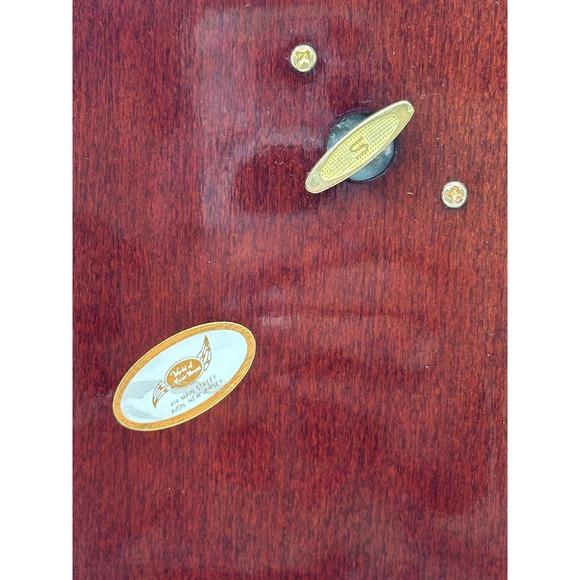 World of Music Boxes Cherry Wood Photo Frame Music Box Plays Clair De Lune - Picture 7 of 10